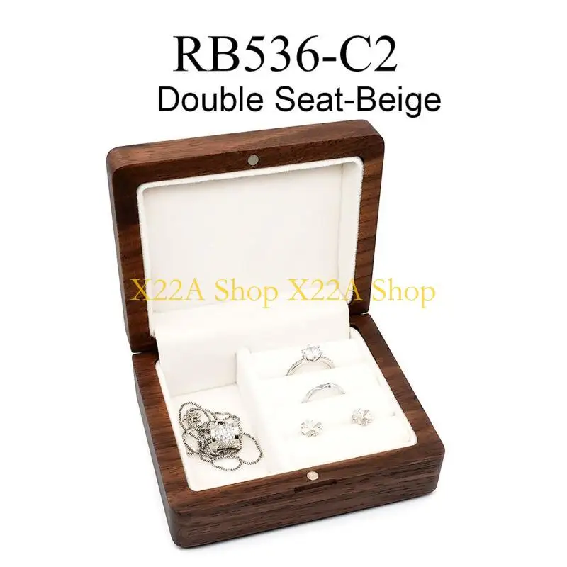 

Unique Jewelry Box for Women Men Jewellery Storage for Case Small Wooden Hold