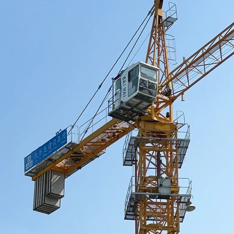 small tower crane tower jib crane Factory direct sales 150m tower crane Cheap and durable