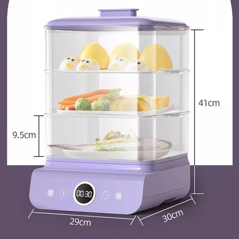 

220v Upgrade Upgrade Steamer Steam Pot Automatic Steamer Home One Multi-functional Three Layers