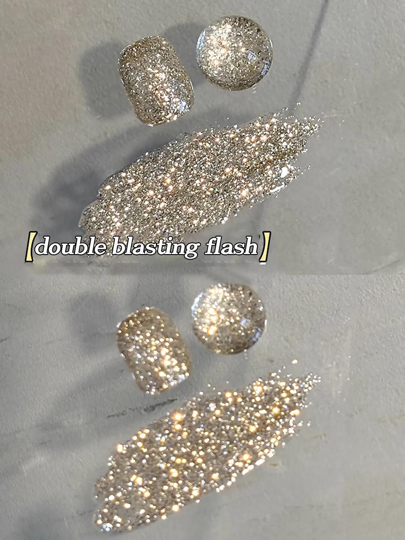 1 stks WS Lente Zomer Nagels Roze Wit Glitter Gel Nagellak 2025 Nieuwe Stijl Super Flash Super Heldere Gel nagelsalon Nail Art