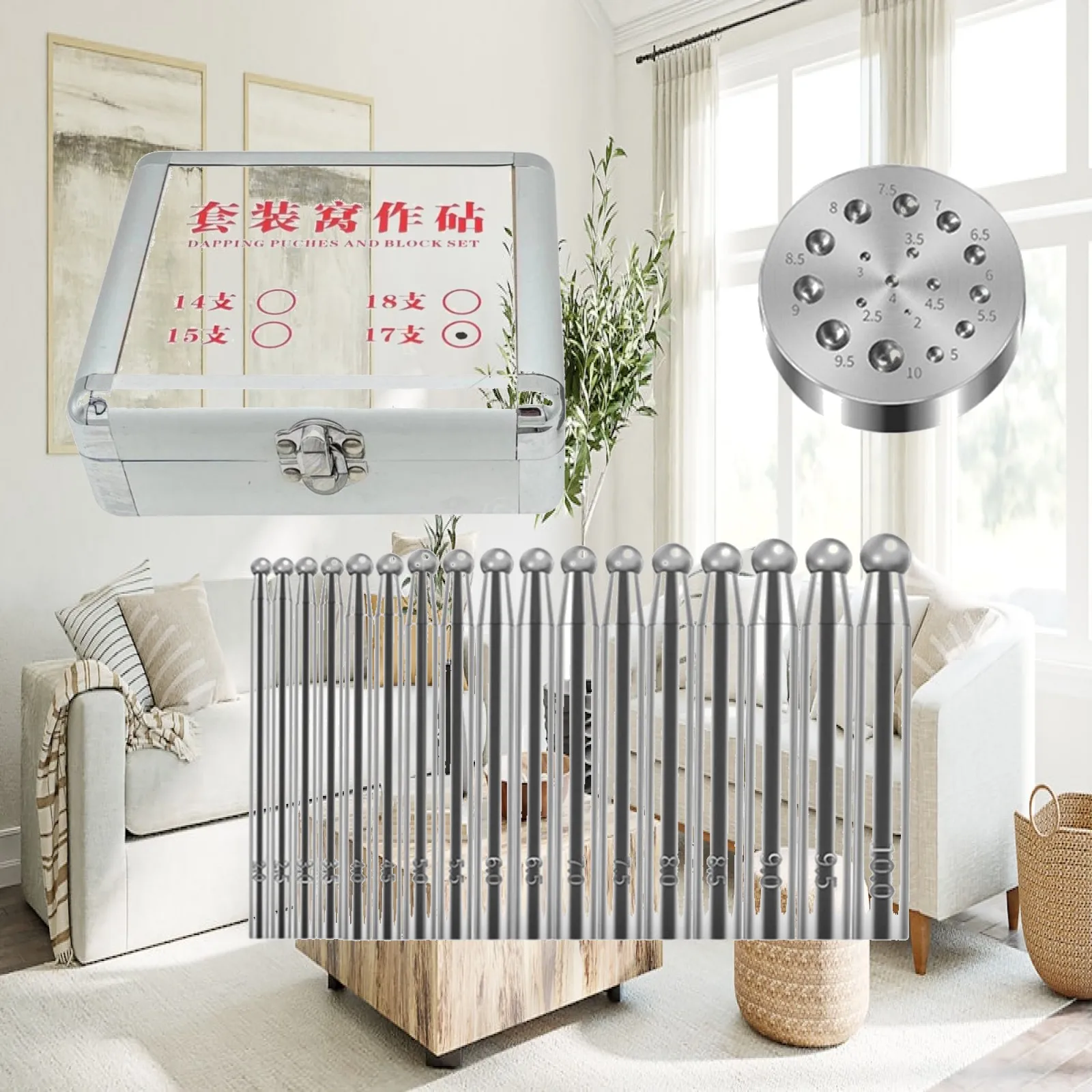 set-di-17-pezzi-di-utensili-per-dapping-in-metallo-con-custodia-set-completo-di-blocchi-e-punzoni-etichettati-ideale-per-oreficeri-e-formatura-di-fasce