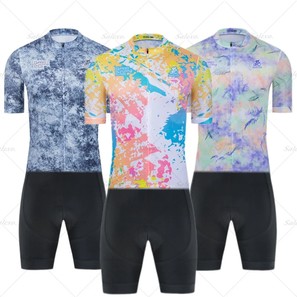 

2026 Cycling Overalls Triathlon Men Short Sleeve Jumpsuit Cycling Jersey Piece Suit Bike Skinsuit Clothing Ropa Ciclismo Hombre