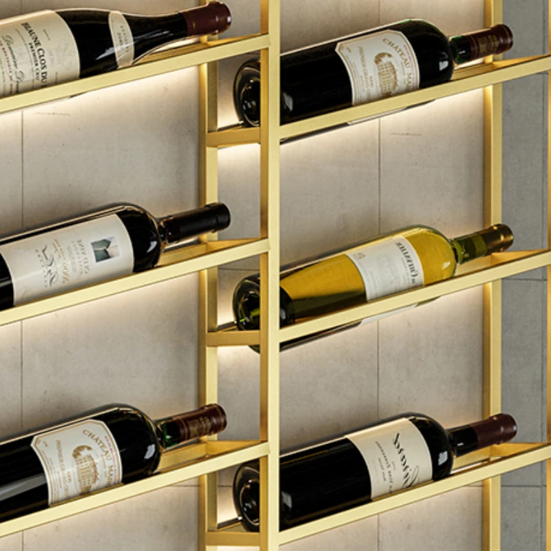 Rak Anggur Logam Mewah Botol P - Wine Beer Restaurant ulasan dan harga