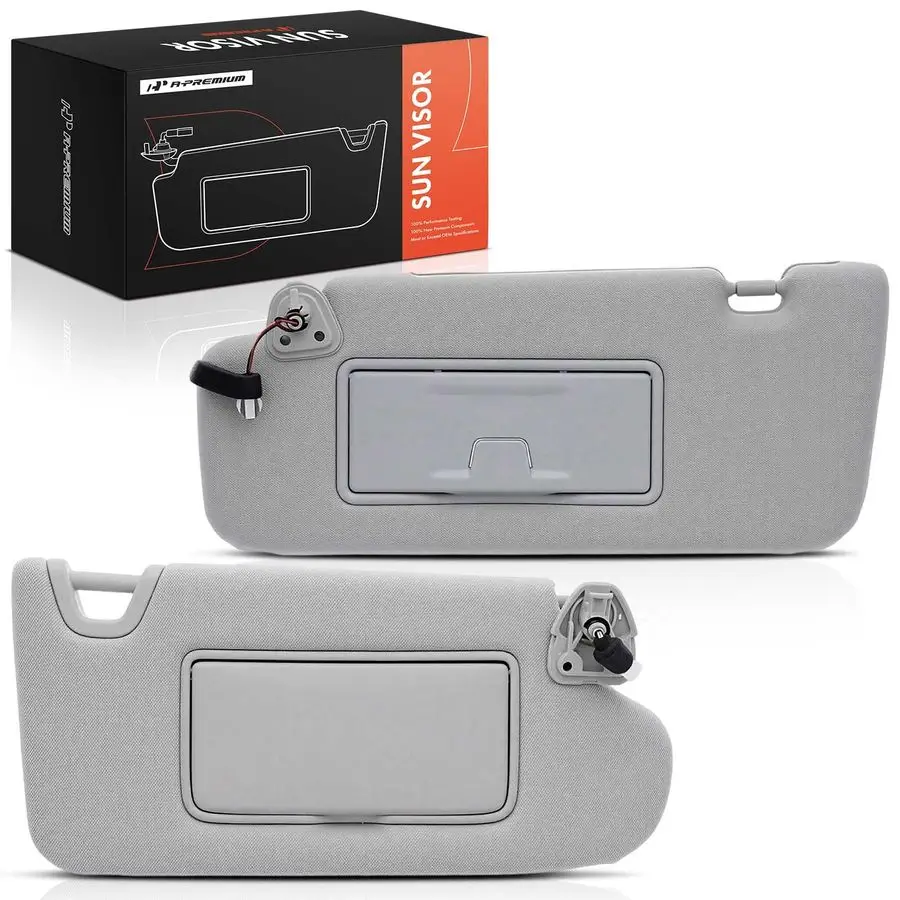 

Driver amp Passenger Sun Visor Compatible with Nissan Altima 2013 2014 2015 2016 2017 2018, with Vanity Light, with Vanity Mirro