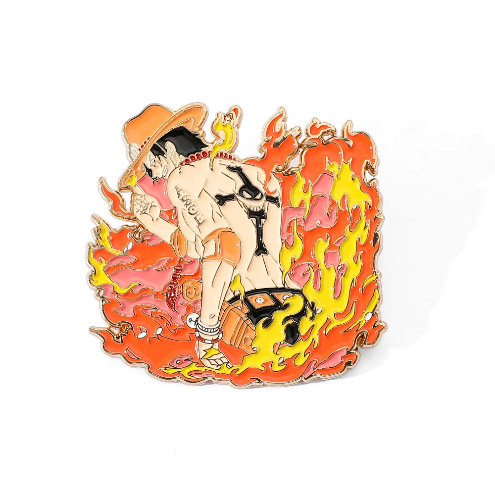 Beliebte Anime-Emaille-Pins, Coole Pins, Modeaccessoires, Metallabzeichen, Cosplay-Zubehör, Geschenke für Freunde