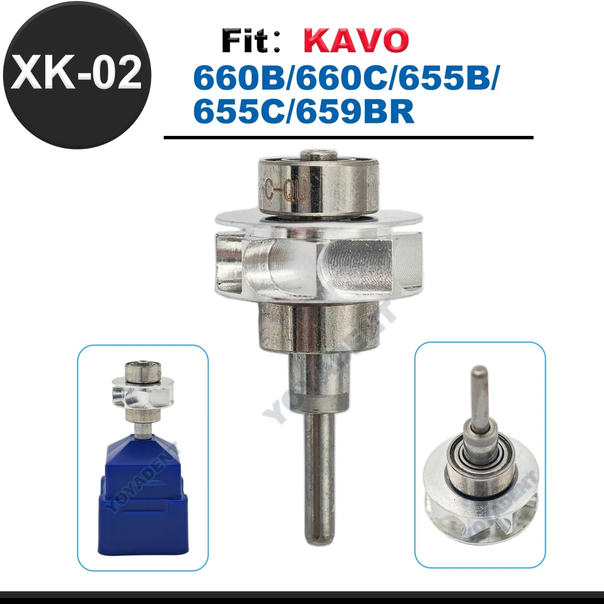 

Dental Turbine Cartridge Air Rotor Fit KAVO 660B/660C/655B/655C/659BR High Speed Handpiece Accessories