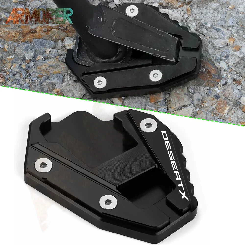 

Motorcycle Side Stand Enlarger Kickstand Sidestand Extension Plate Pad Accessories For Ducati Supersport 950 950S Desert X