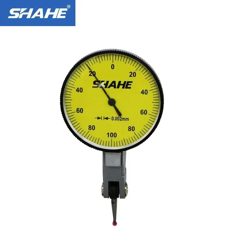 5313-02A Best Quality Level Gauge Scale Precision Metric Dovetail Rails 0-0.2mm Dial Test Indicator With Red Gem