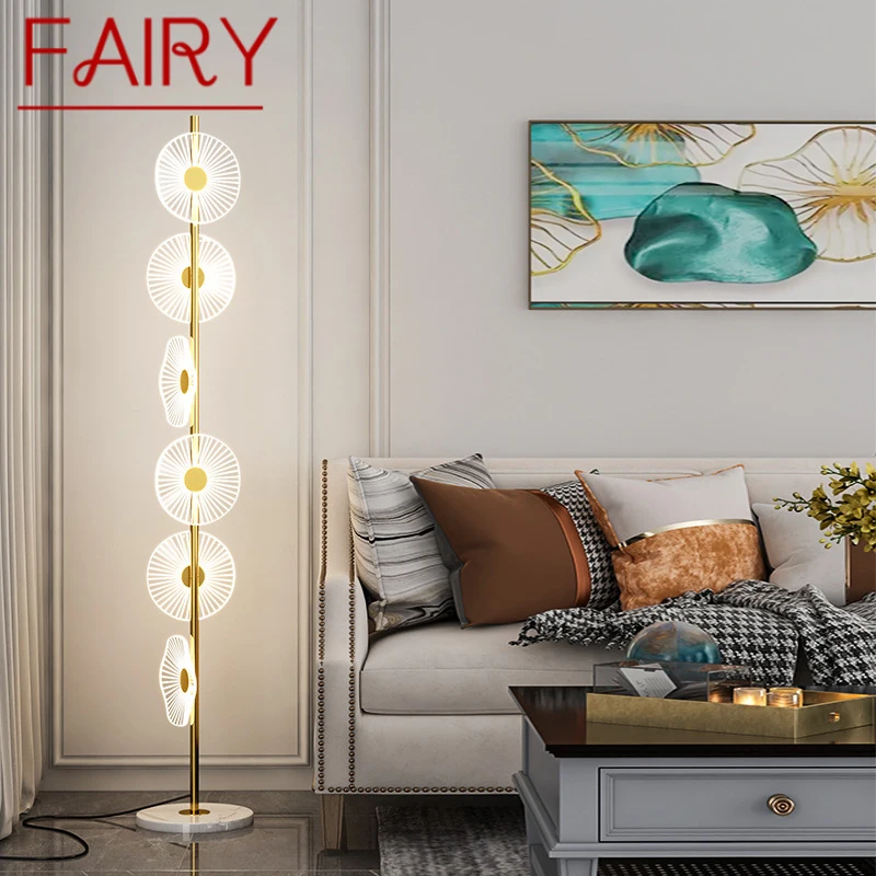 

FAIRY Nordic Floor Lamp Modern Art Family Iiving Room Bedroom Creativity Atmosphere LED Decorative Standing Light