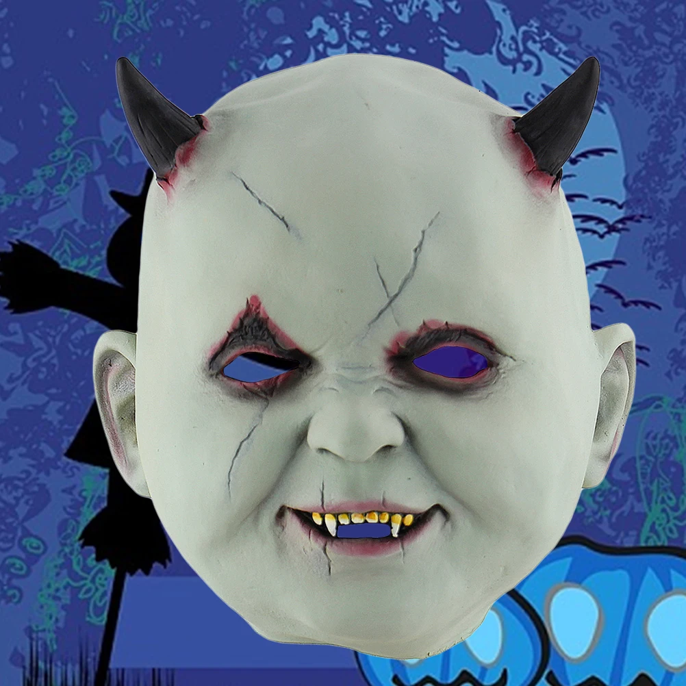 

Mask Festival Horror Zombie Scary Halloween Masks Emulsion Novelty Party Props