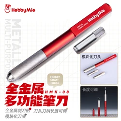 Hobby Mio Full Metal Modular Multifunctional Adjustable Length Pen-knife Handle Scale Model Hobby Making Tools Blade