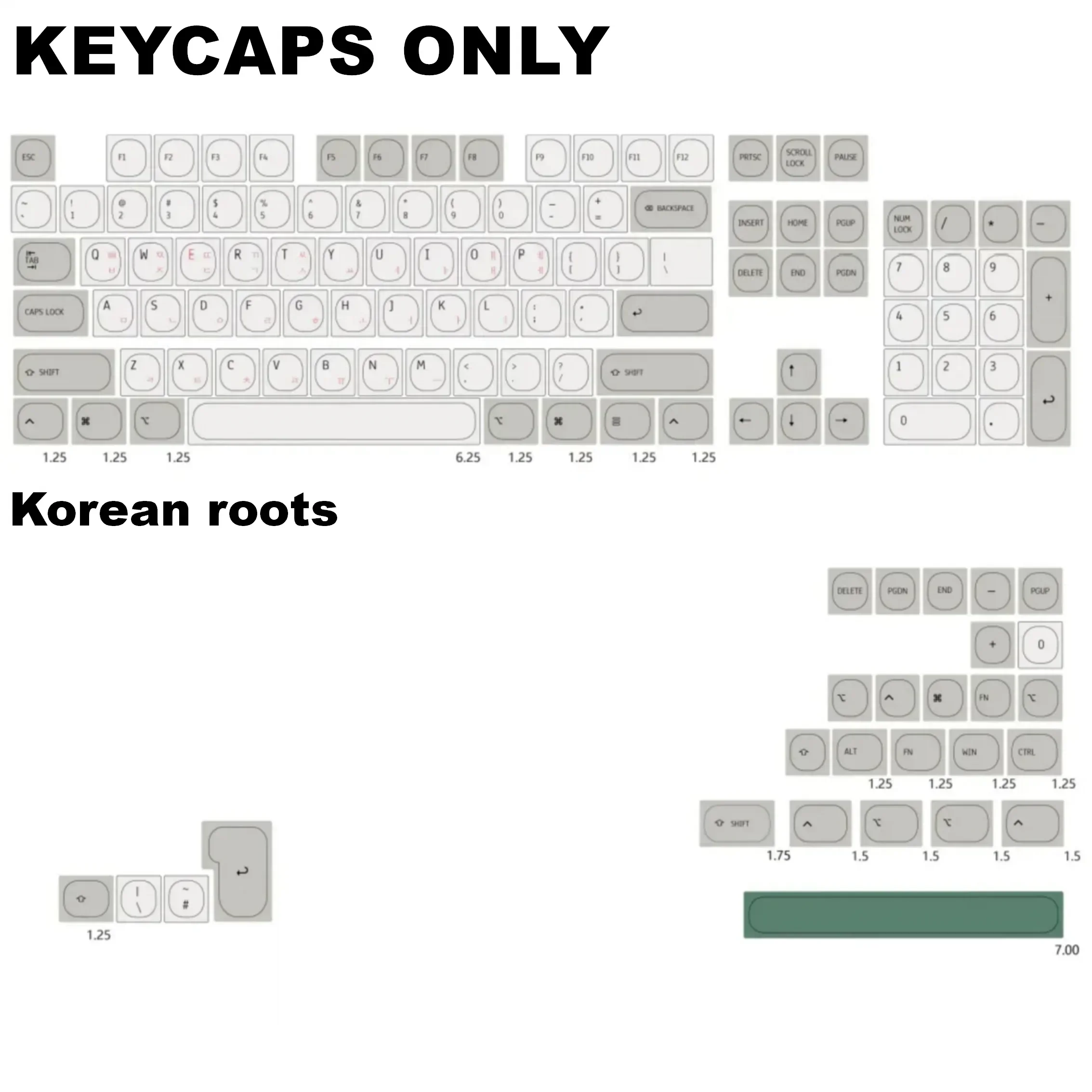 131 Tasten Retro OG PBT MA Koreanische Tastenkappen Farbstoffsublimiertes Tastenkappen-Set für Mx Cherry Gateron Switch mechanisches Tastatur-Kit