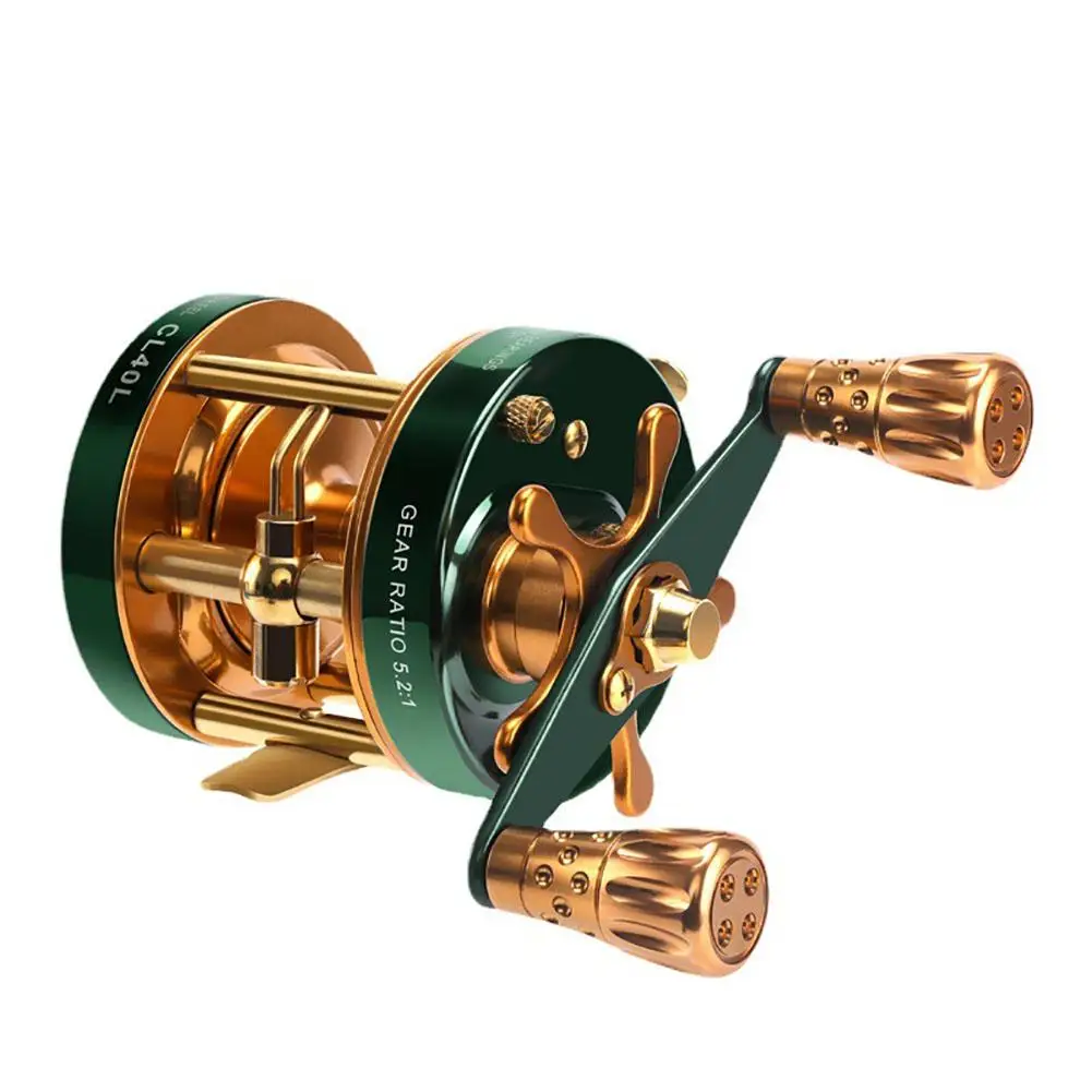 1pcs Cl40/cl60 Baitcasting Fishing Reel For Salmon Trout Low Noise Anti-corrosion Fishing Tackle  For Fishing Enthusiasts