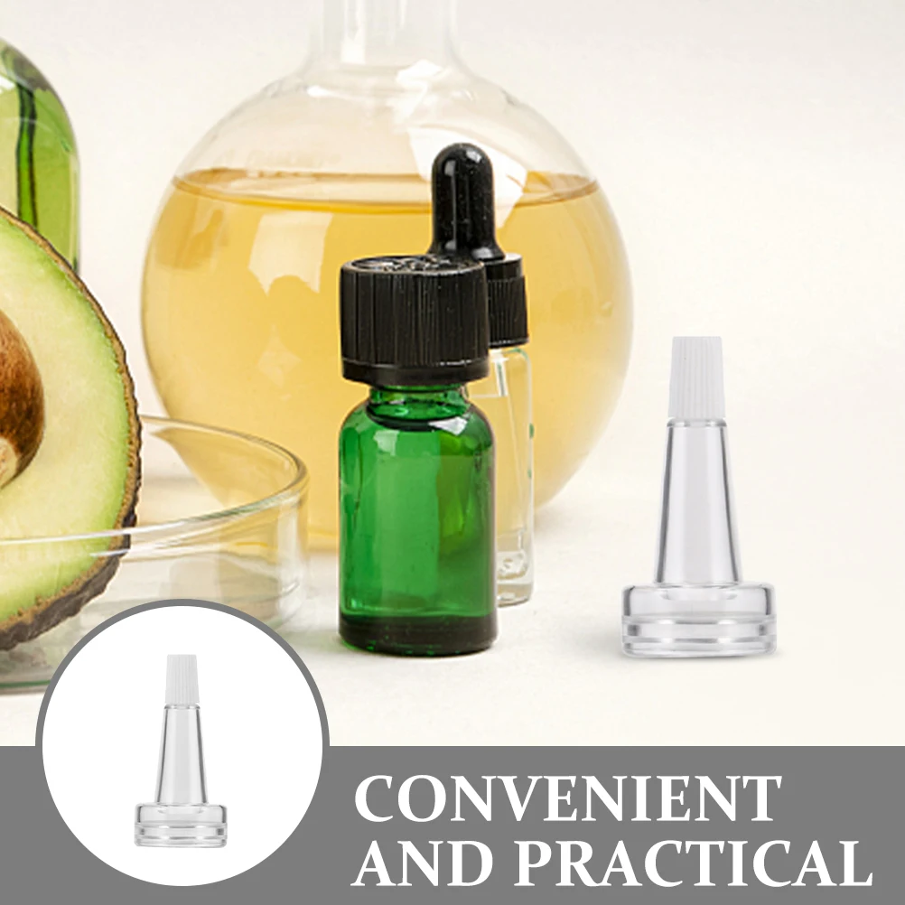 

50 Pcs Serum Essence Bottle Small Flask Dispensing Cap Top Empty Vials Travel Sample