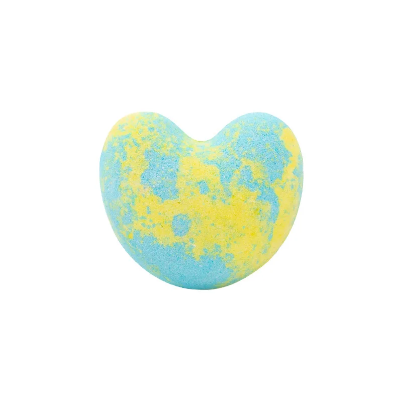 Heart Bath Salt Ball Essential Oil Aroma Bath Ball Stress Relief Exfoliating Moisturizing Bath Bombs Relaxing Spa Bath Supplies