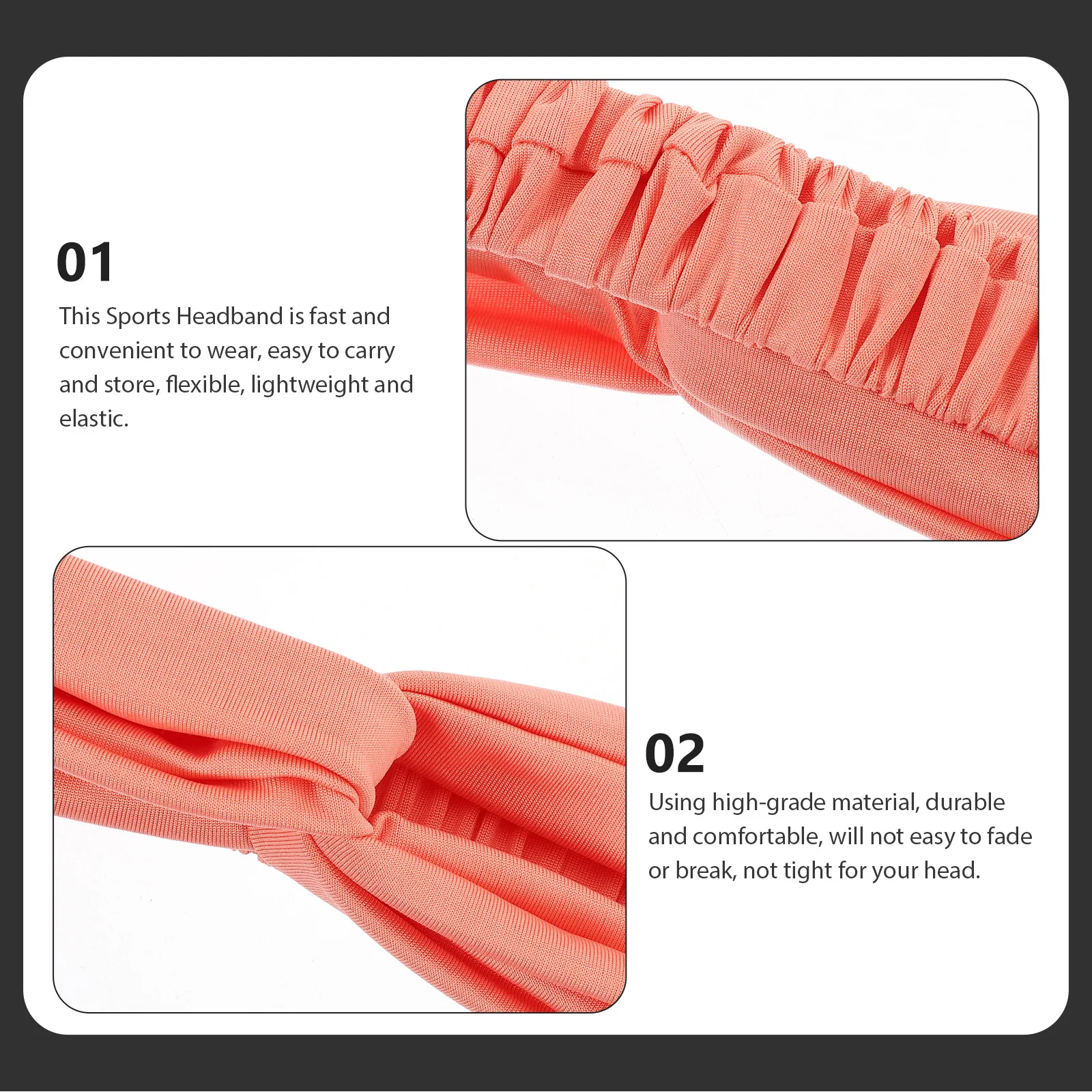 1 قطعة عقال اللياقة البدنية الرطوبة فتل العرق الفرقة خفيفة الوزن مطاطا اليوغا الرياضة أغطية الرأس عدم الانزلاق تجريب التبعي