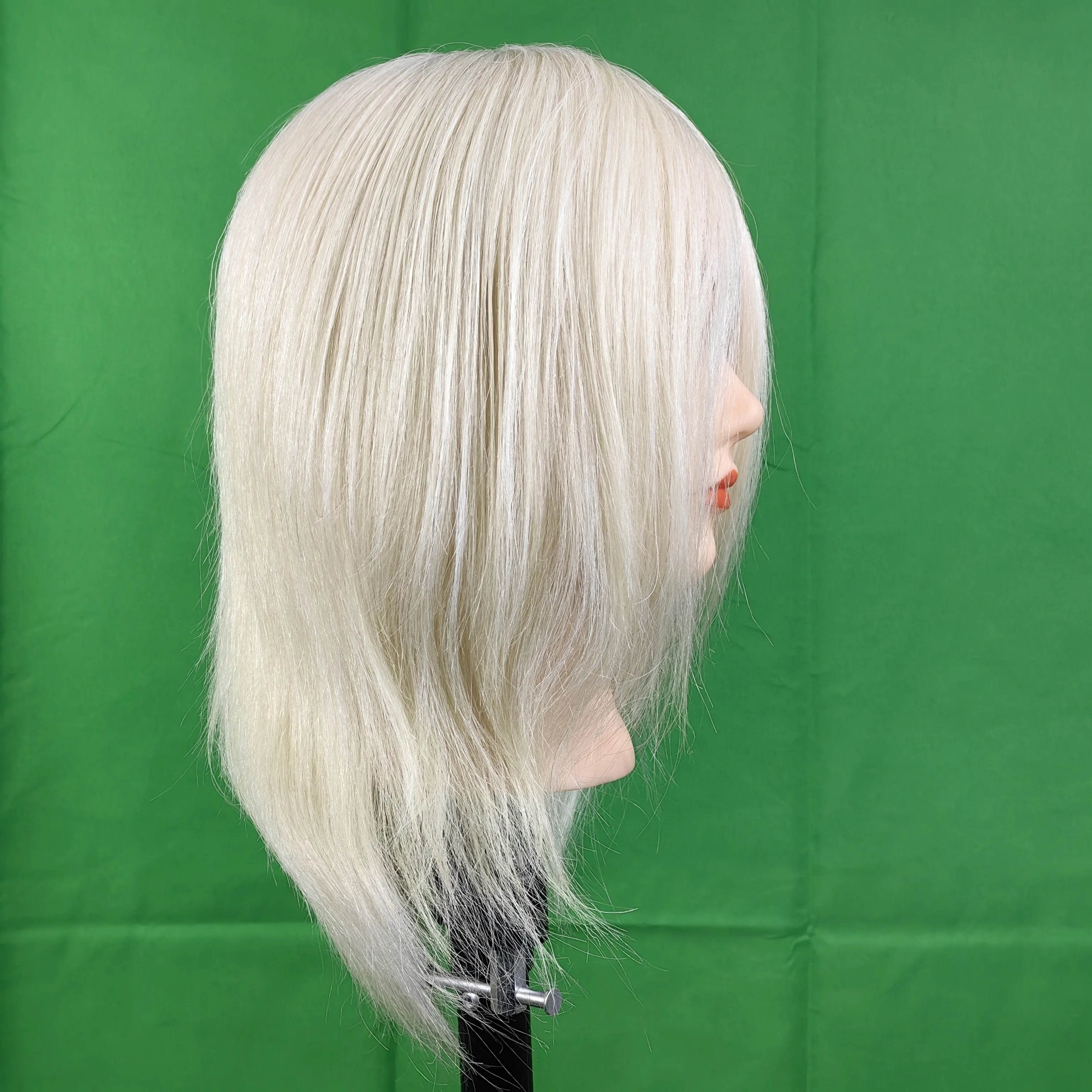 100% Real Hair Mannequin Head for Styling
