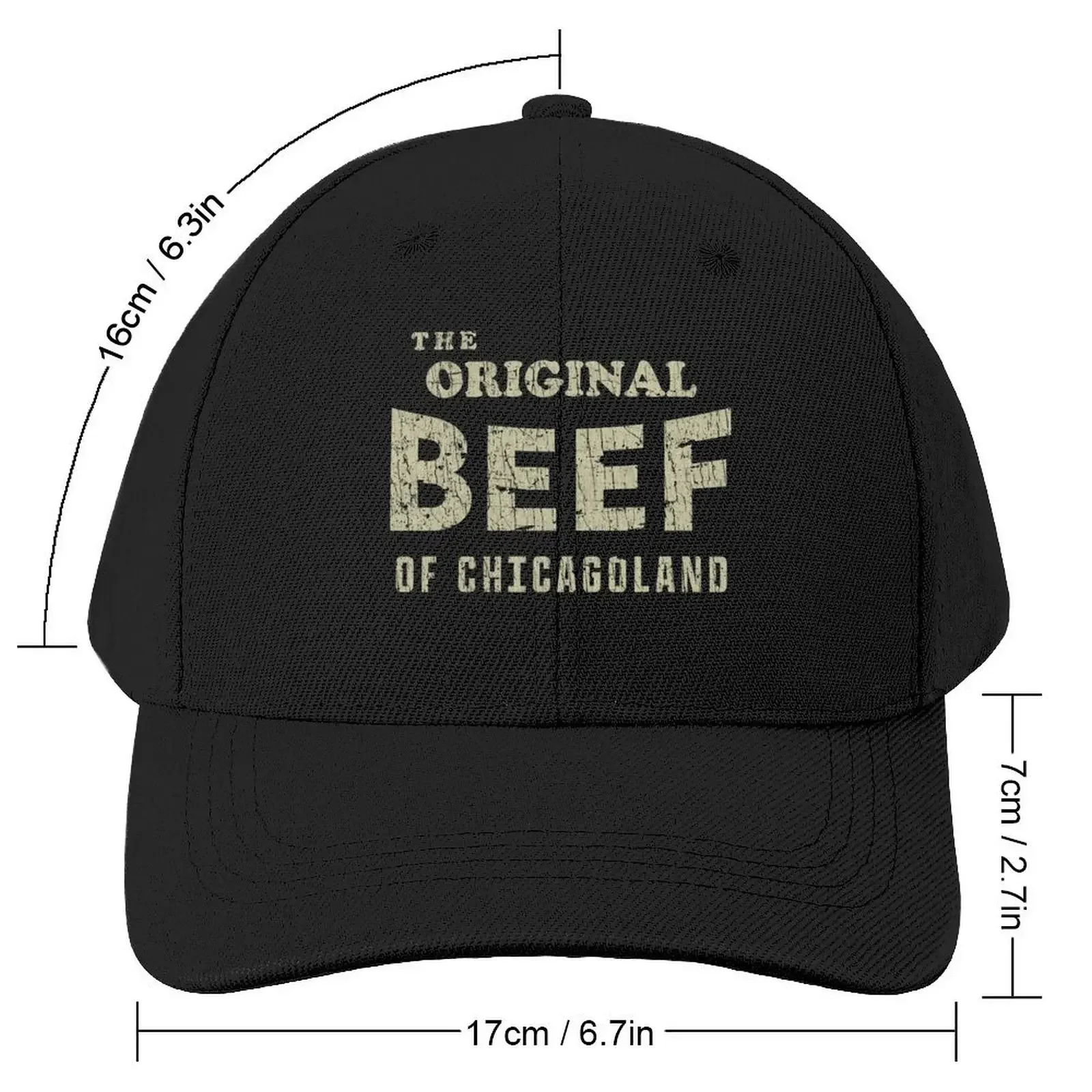 The Original Beef of Chicagoland 2017 Baseball Cap Rugby fishing hat Baseball For Men Women's