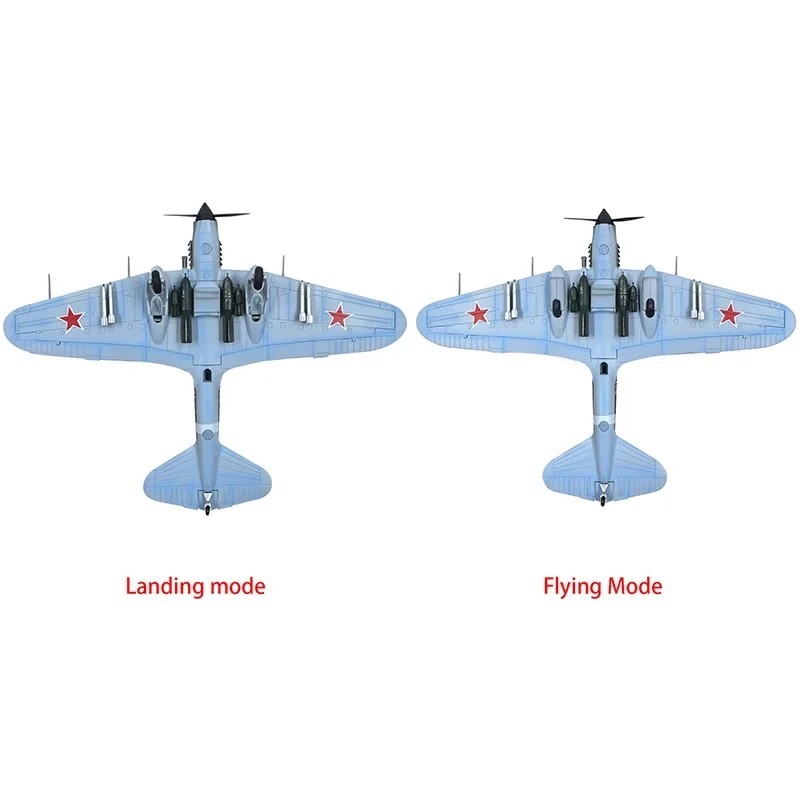 1/72 Scale Russia Ilyushin IL-2 Shturmovik IL II IL 2 Aircraft Airplane Fighter Replica Model Toy For Display Collection