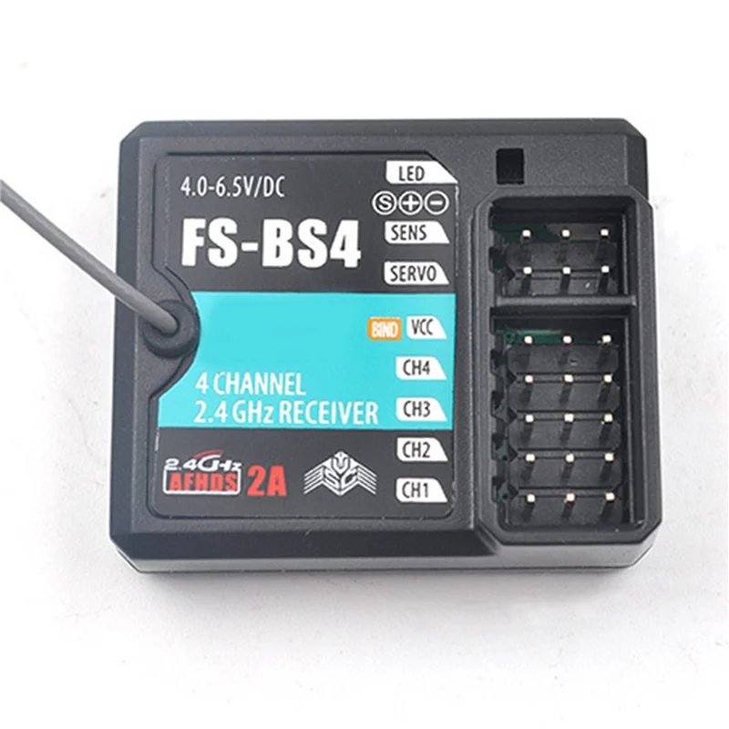 Aa84 2x para receptor flysky FS-BS4 com sistema de estabilização giroscópio para flysky FS-IT4S/FS-GT5 rc acessórios para barco e carro