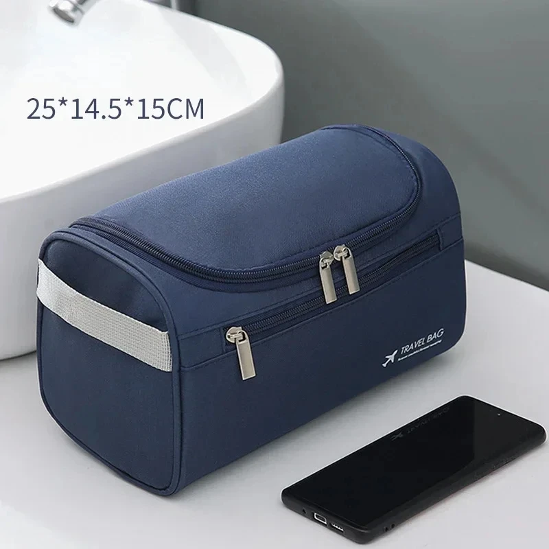 Kulturbeutel aus Leder für Männer und Frauen, Dopp Kit, hängende Kulturtasche für Herren, Reise-Kulturbeutel für Reisen, große Kosmetiktasche für T