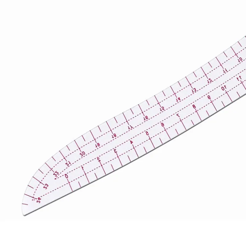 Multi-function Plastic French Curve Sewing Ruler Easy for Knitters