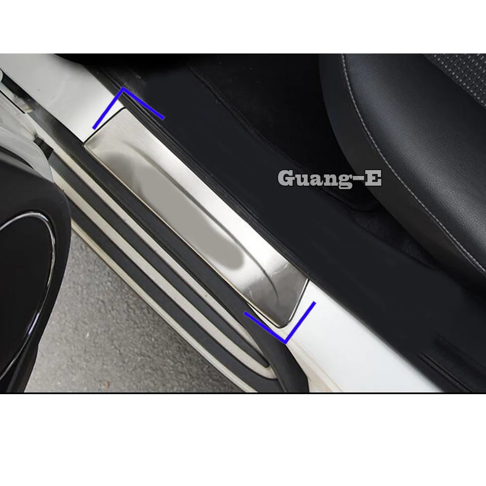 

Для Honda HRV HR-V Vezel 2019 2020 2021 2022 Автомобильный Стайлинг Чехол Педаль Накладка на порог Накладка на внешний порог 4 шт.