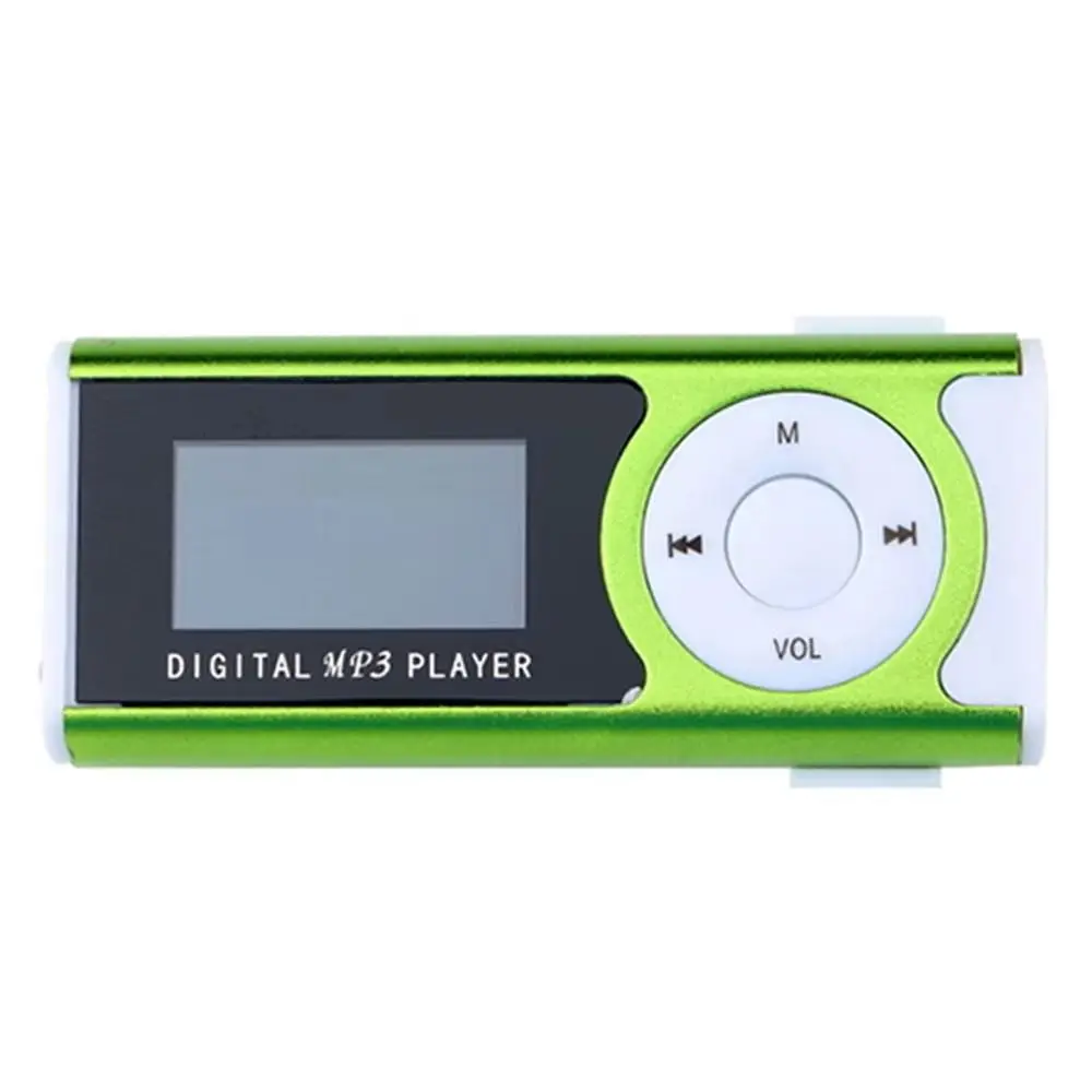 Lossless Sound Portable Mini MP3 Player with LCD Screen Card Slot USB MP3 Music Players Metal Clip Slim Student Walkman view 4