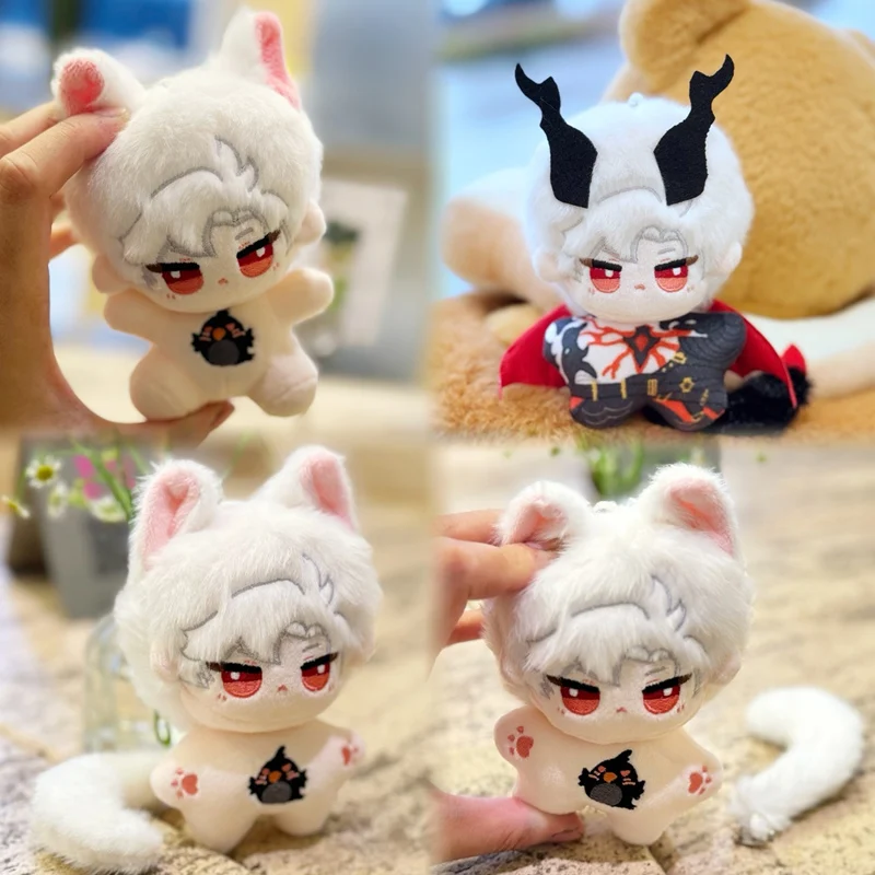 ตุ๊กตาปลาดาวน่ารักขนาด 10 ซม. สไตล์ Love and Deepspace Sylus Idol ตุ๊กตาผ้าฝ้ายอนิเมะ ตุ๊กตาปลาดาว ของสะสมสไตล์ปีศาจ ของขวัญ