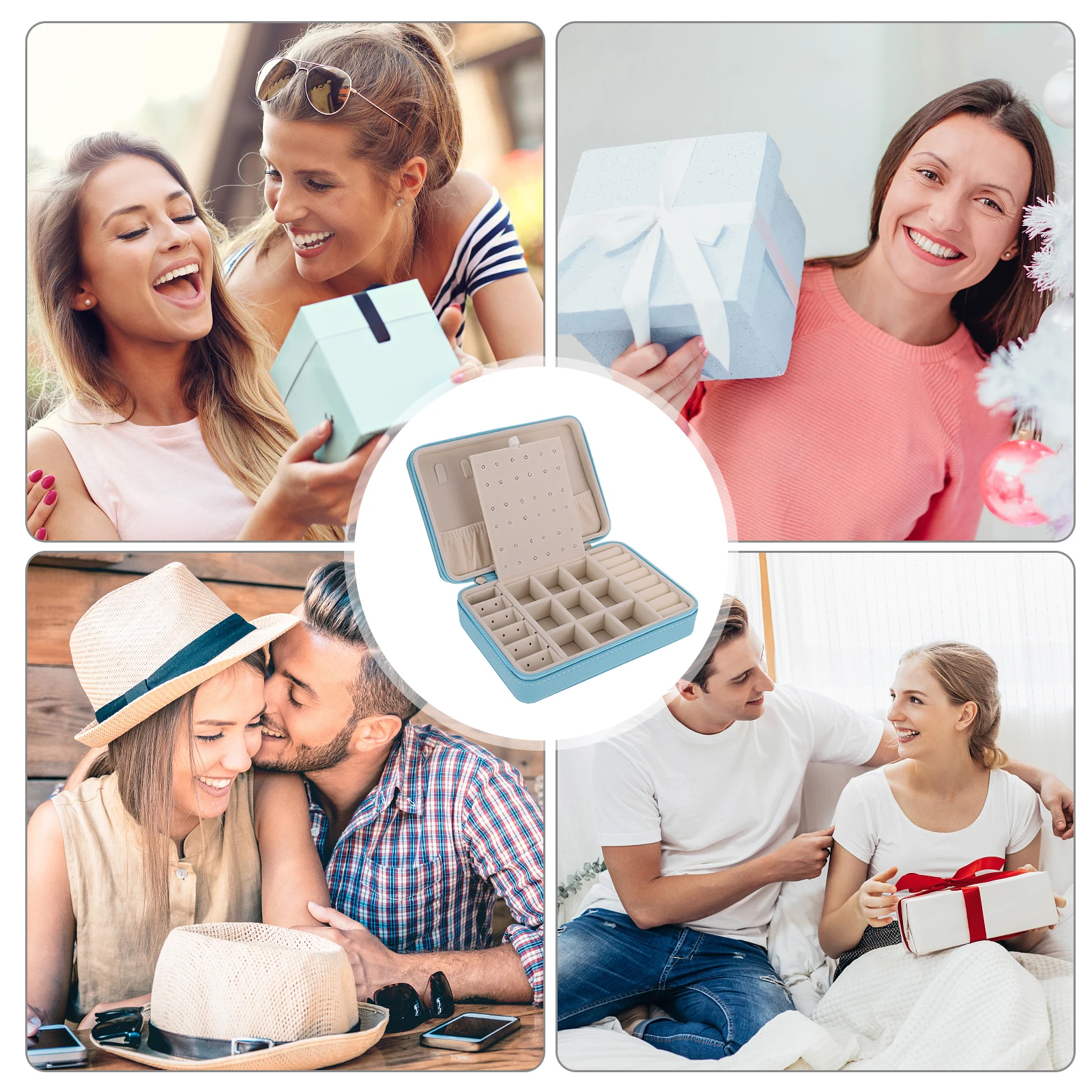 Jewelry Storage Box Ohrringe Aufbewahrung Travel Reise Schmuckbeutel Preserve Travelcase Portable Organizer Schublade Watch