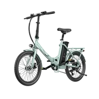 FAFREES F20 Lasting Electric Bike 250W Motor 36V 18.2Ah Battery 20*1.95 inch Tires City E-Bike 25km/h Max Speed 160km Max Range