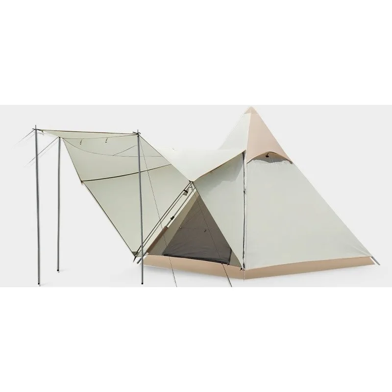 Уличная автоматическая палатка, портативная складная индийская полевая палатка, хлопковая пирамида с защитой от дождя и солнца
