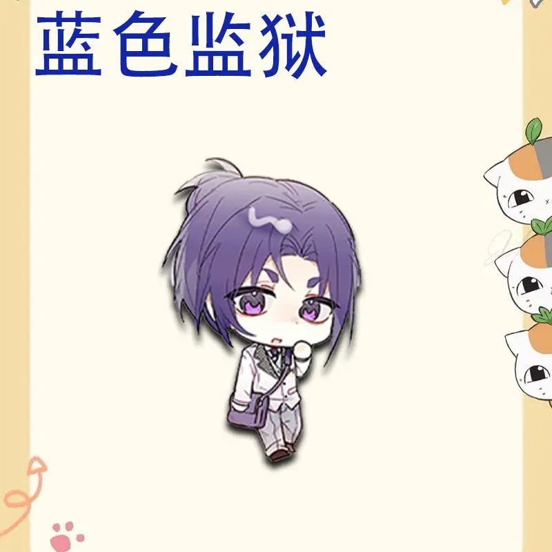 アクリルバッジ漫画ピン,DIY装飾,バックパック服アクセサリー,青いロック,いさぎ,yoichi,bachira,meguru