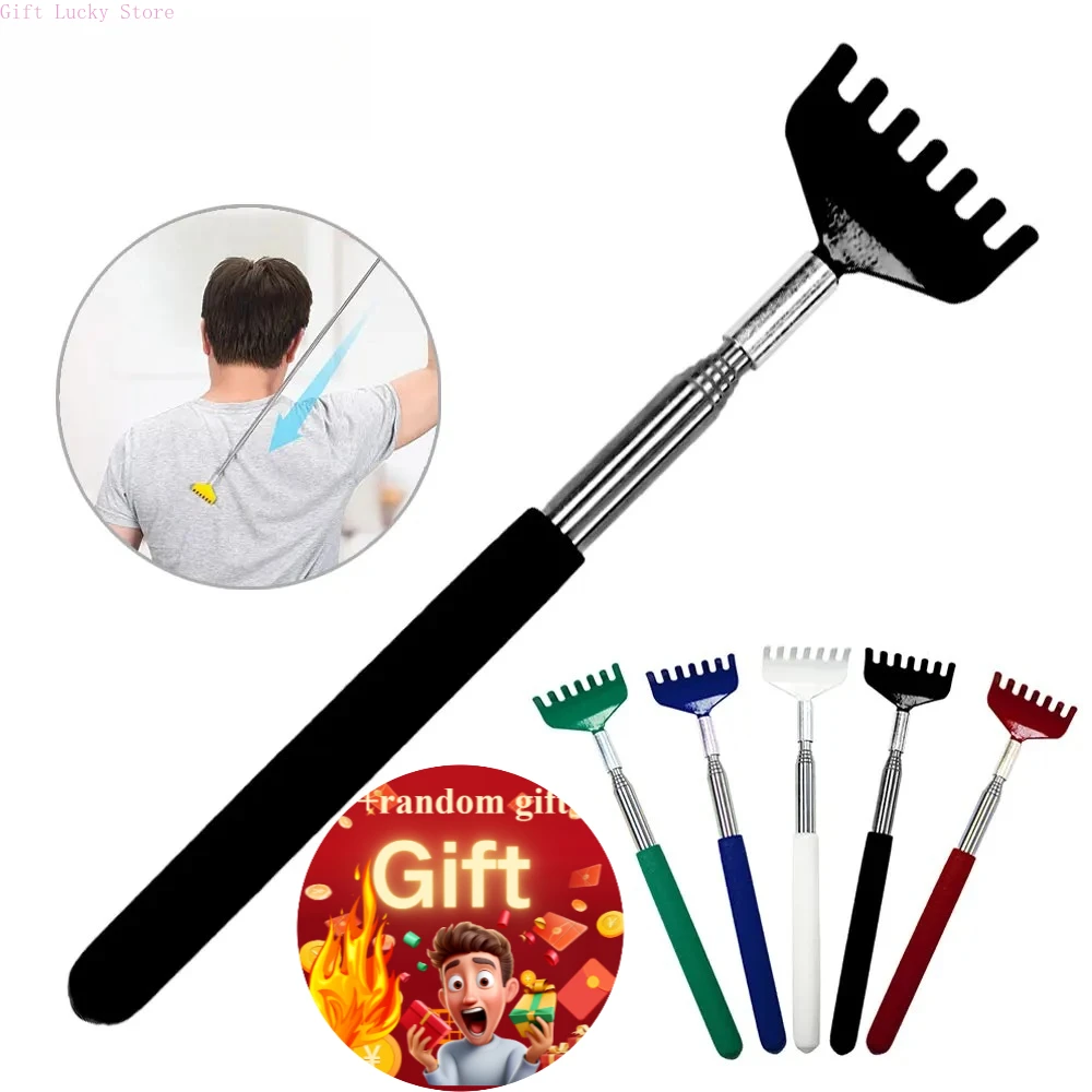 

Extendable Back Scratcher - Portable Telescoping Metal Back Scratchers/Hand Massager for Thanksgiving, Birthday, Christmas Gifts