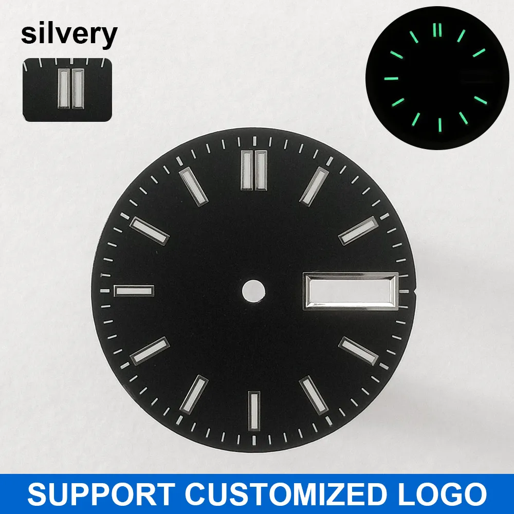 28,5 mm Zifferblatt Leuchtendes Zifferblatt Geeignet für NH-36 Uhrwerk Mechanische Uhr Montage Teile Modifikation Individuelles LOGO/Name – Detail 4