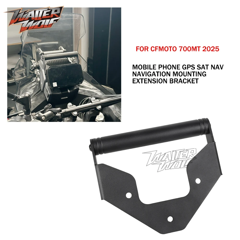 Per CFMOTO 700MT Assale Ruota Paratelaio Staffa Del Telefono Porta Targa Supporto Scatola Freno Leve di Frizione Paramani Borsa del Carro Armato