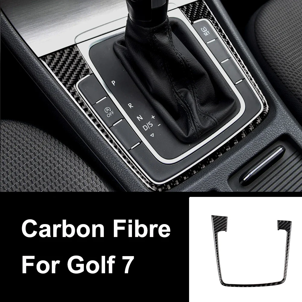 

Car Central Console Gear Shift Box Panel Cover Trim Auto Sticker Car Decor Accessories for Volkswagen VW Golf 7 GTI R GTD MK7