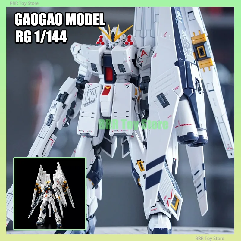 Auf Lager GAOGAO RG 1/144 V Nu HWS Ver Montage Modell Kit RX-93 Mit Doppel Fin Trichter Action Figur Kunststoff Modell kits Spielzeug Geschenk