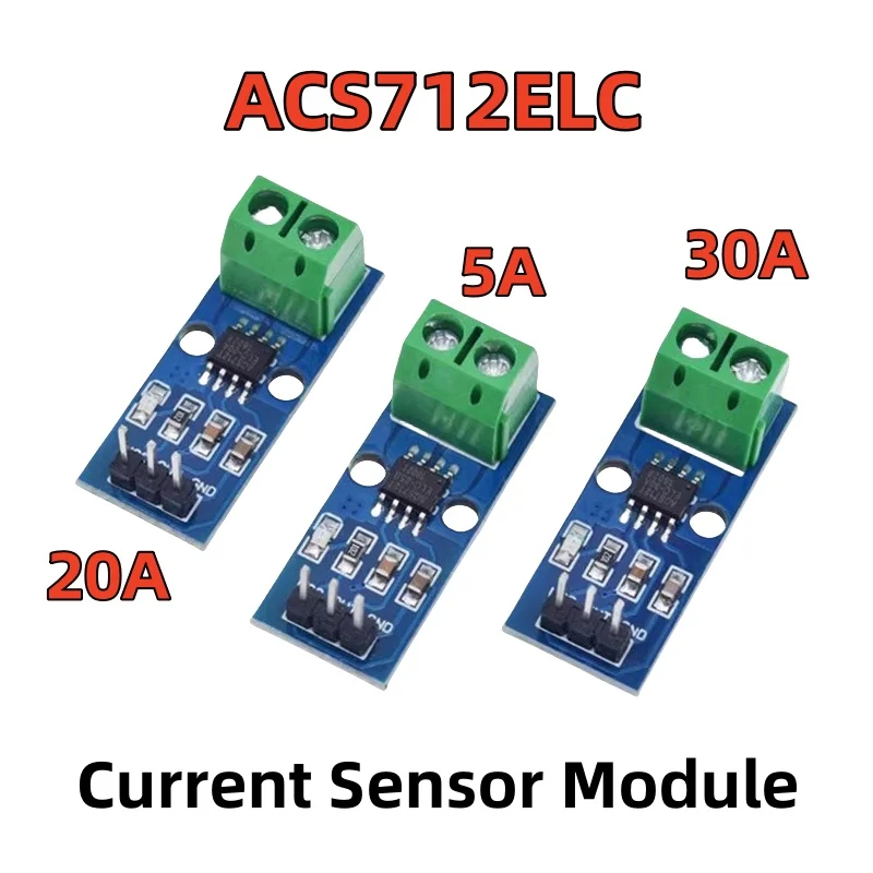 ACS712ELC 5A/20A/30A Range ACS712ELCTR-05A Current Sensor Module