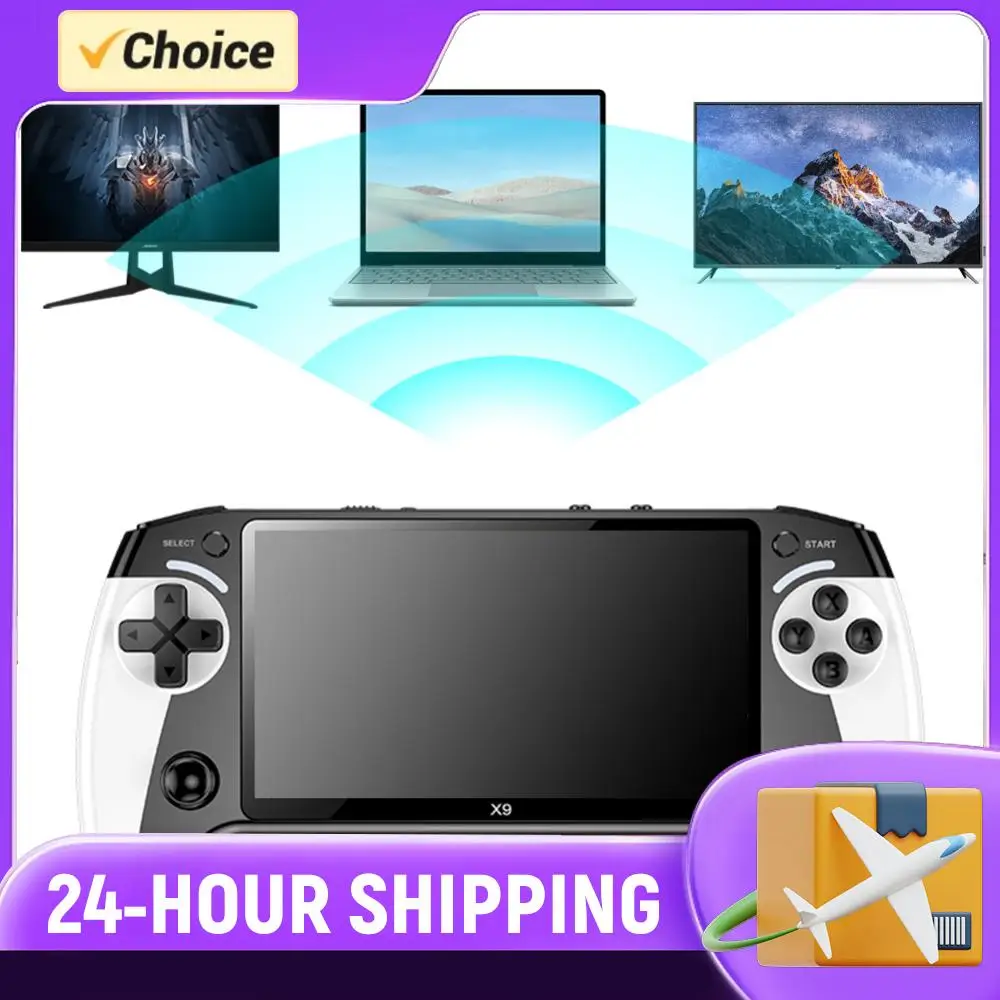 

Портативная игровая консоль с экраном 5,5 дюймов, зарядка Type-C, ретро-игровая приставка, портативный игровой плеер, подарок на день рождения или Рождество