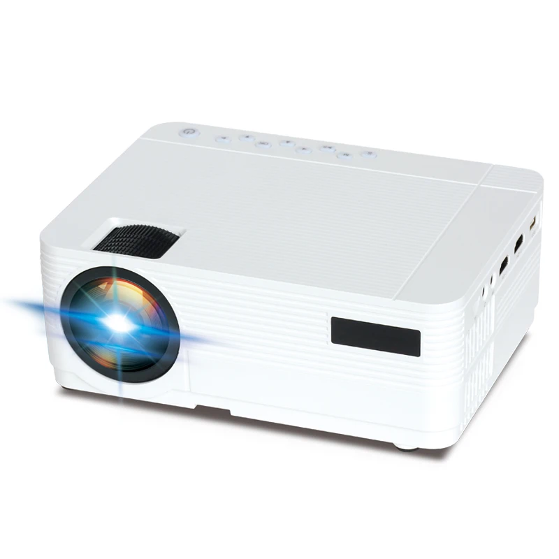 Proyector WIFI con Función de Duplicación de Pantalla para Teléfono Móvil, Proyector HD 4K para Cine en Casa, Proyector de Video para Teléfono Inteligente 1080P con
