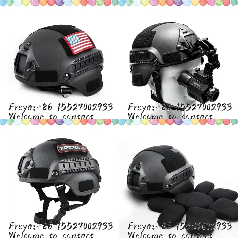 Factory Wholesale Outdoor Shooting Casco Tactico War Game Fast SF Ultra High Cut Combat Tactical Helmet for Training