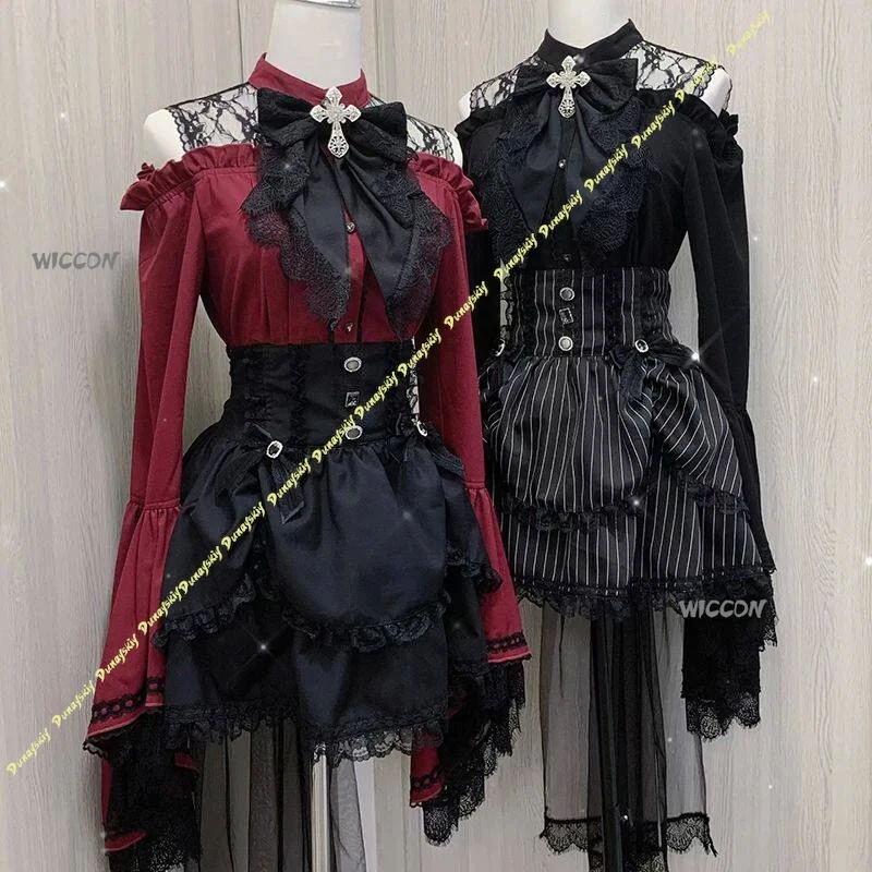 

Kawaii Women Shirts Jirai Kei Lolita Y2K Cute Blouse Elegant Sweet Shirt Casual Aesthetic Shirt Japanese-style Shirt