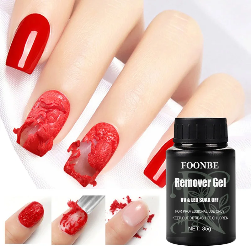 35g Magic Burst Gel Polish Remover Gel Soak Off Sticky Layer Cleaner Nail Degreaser Semi-Permanent Nail UV Remover Gel