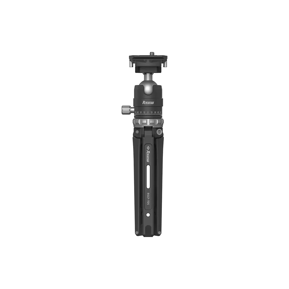 Vector Optics RokStad FLA Tisch-Ministativ mit Kugelkopf-Set, max. 15 kg (33 lbs), vollständig CNC-gefertigt, 1/4-Zoll-Adapter für Benchrest und Videoaufnahmen – Detail 4