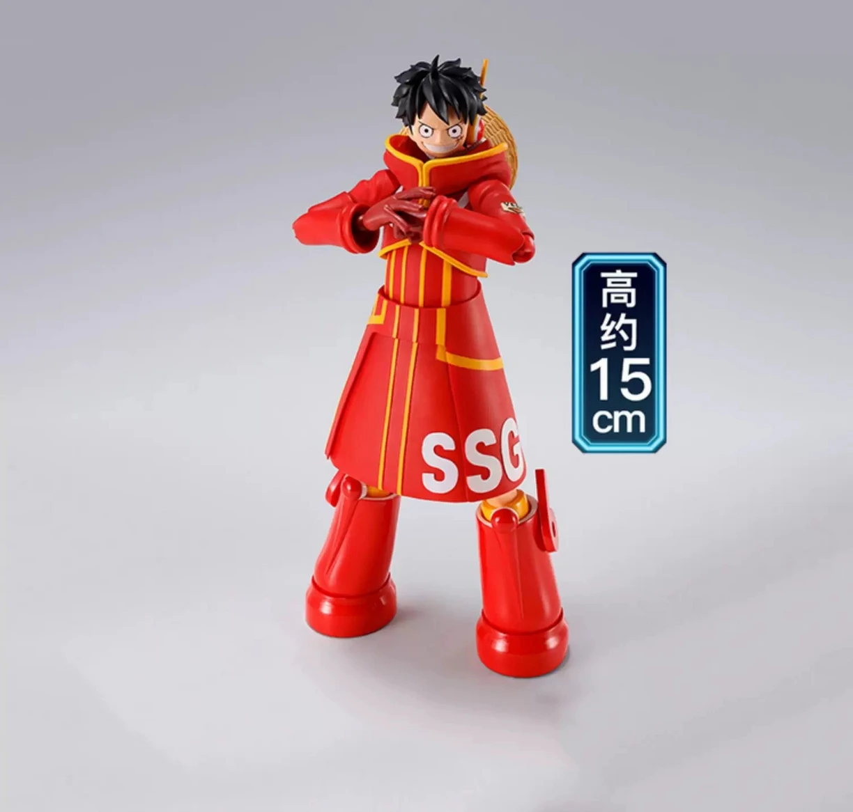 100% Original Bandai SH Figuarts SHF One Piece Monkey D Luffy figura de acción Future Island Egghead Anime modelo colección de juguetes
