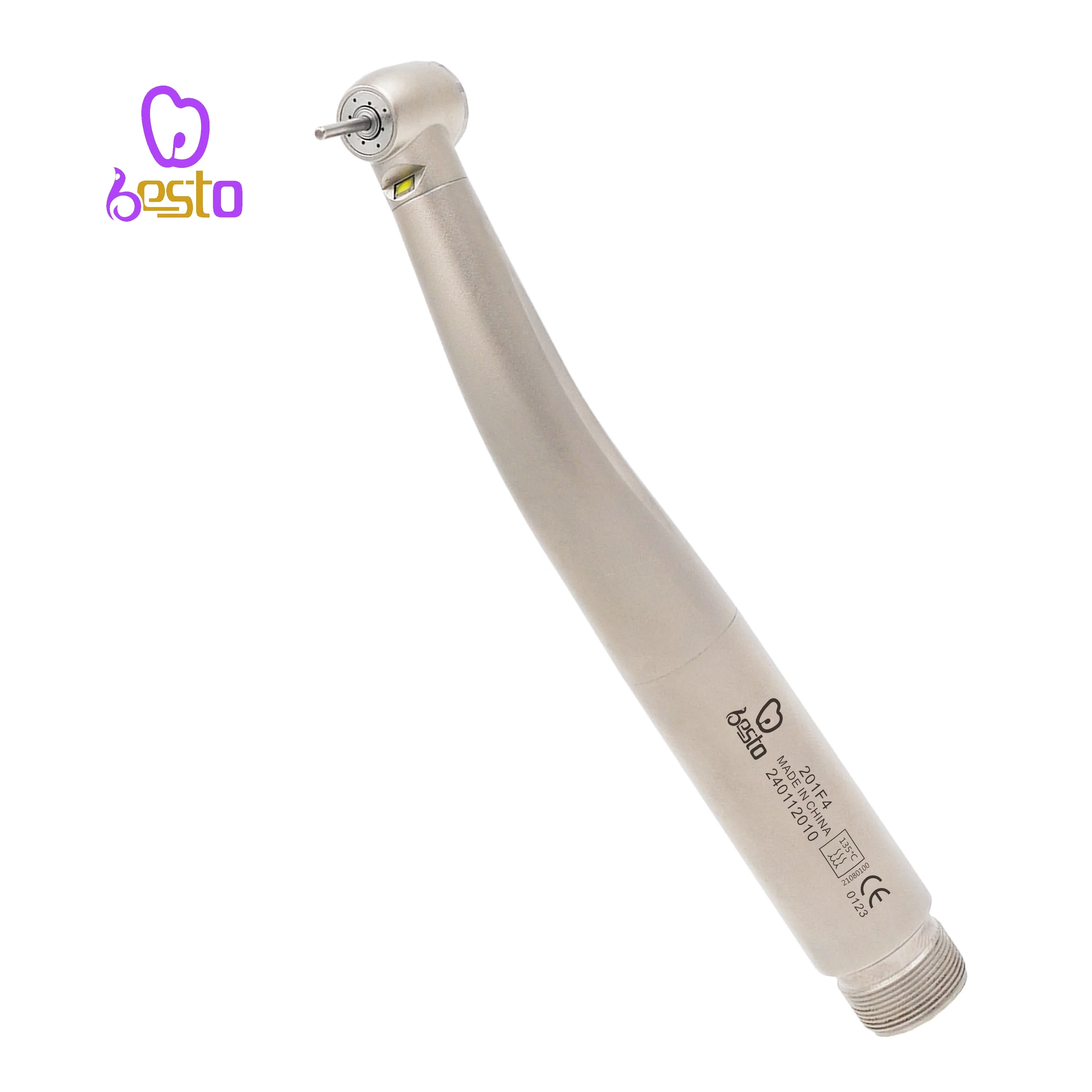 

den tal LED E-generator High Speed handpiece Stainless Steel den tal Tip 4 Water Sprays Air Turbine Handpiece 2 Holes den tistry