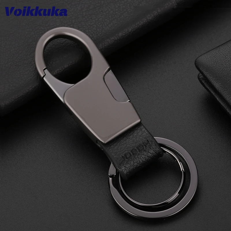 High Quality Simplicity Waist Hanging Creative Press Type Metal Zinc Alloy Key Chain Keychain Gift For Men Car Key Accessories