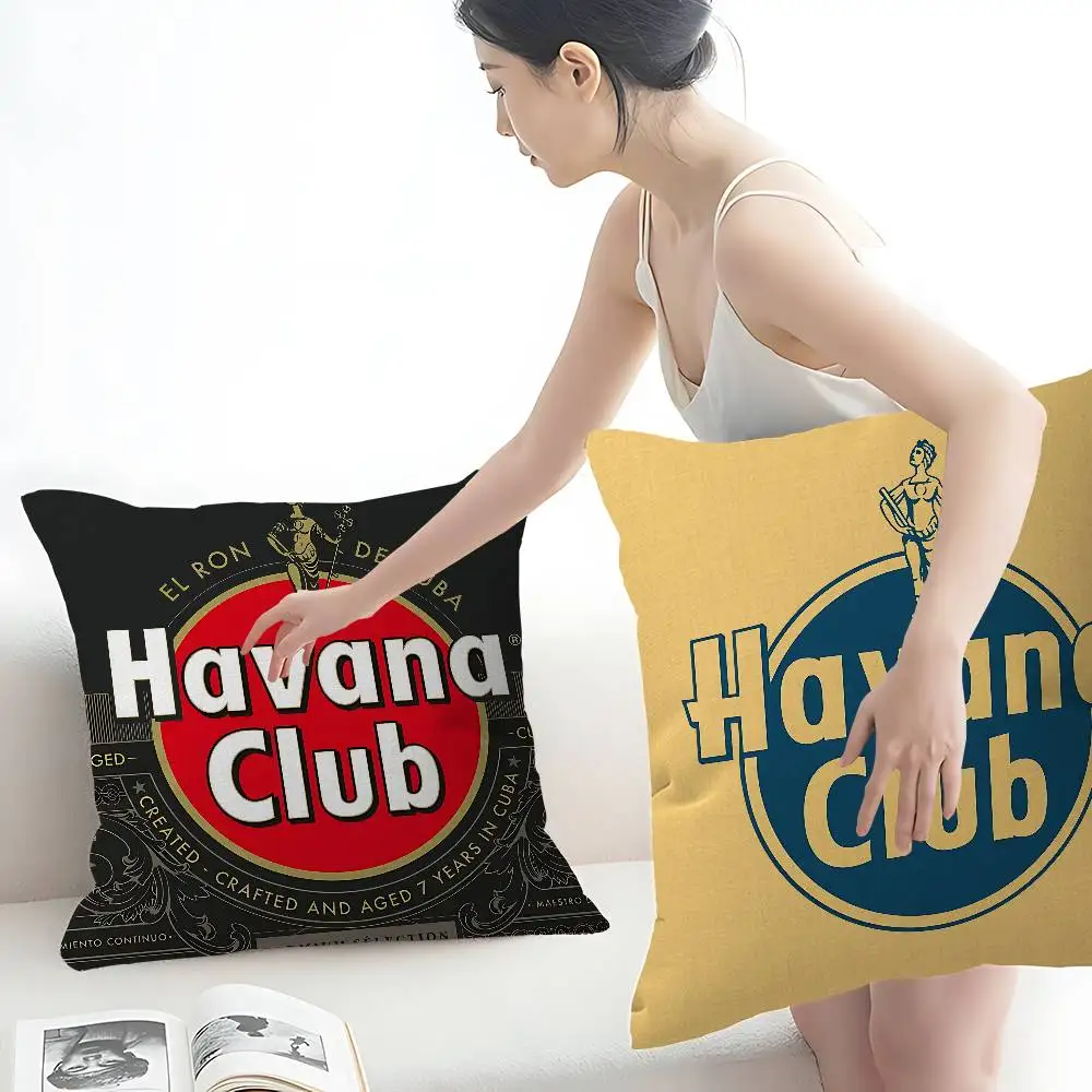 H-Havana C-Club Pillow Cover For Bedroom Room And Living Room Sofa Decorative Cushion Cover