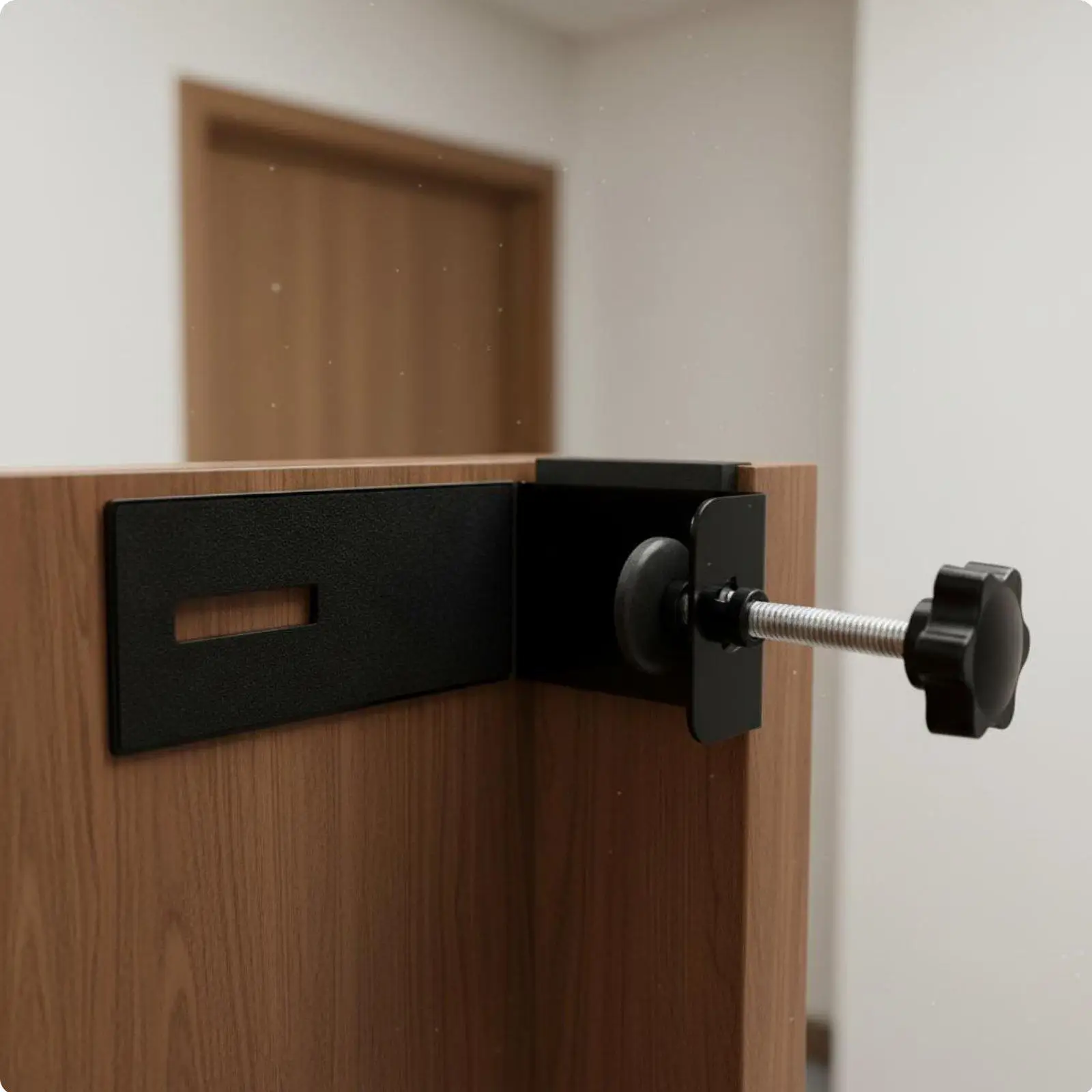 Adjustable Mounting Bracket for Key Lockbox on Door Compatible with Industrial Safe Heavy Duty Steel EVA Foam Lined Holder